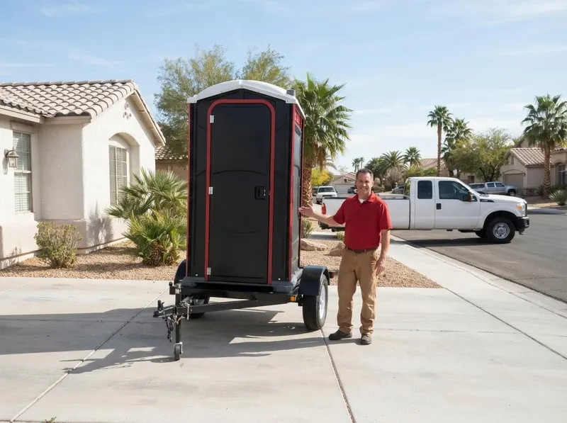 Trailer-Mounted Mobile Field Restrooms in Las Vegas, NV